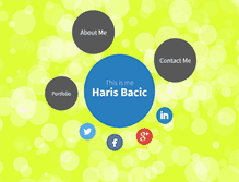 Tablet Screenshot of harisbacic.com